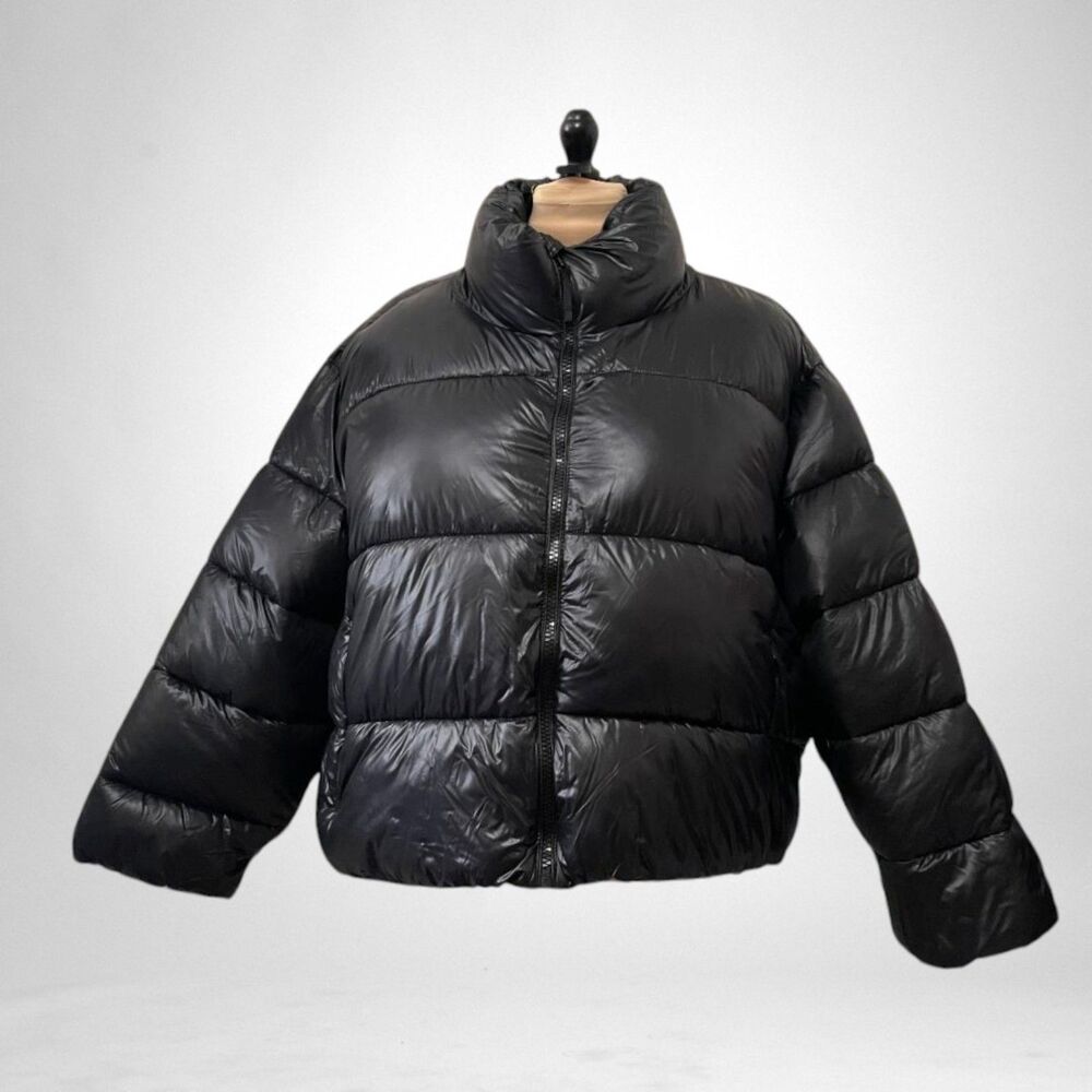 OLD NAVY Waterproof Short Black Puffer Jacket, NWT! Size 3X